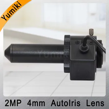 Yumiki 2.0 Megapikseļu Auto Iris Pinhole objektīvs 4mm 1/3