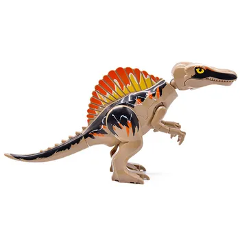 Jurassic Pasaules 3d Dinozauri Spinosaurus Fosilijas Skeleta Modelis, Celtniecības Bloki, Ķieģeļi Dino Muzeja Izglītības Diy Bērniem, Rotaļlietas, Dāvanu