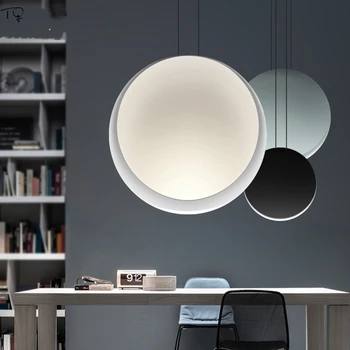 Itālija Dizaina Cosmos Piekariņu Gaismas LED Mūsdienu Mēness Gaismas Ķermeņi Cepums Minimālisma Mākslas Dekoru Gultas, Guļamistabas Bārs Studiju Salons