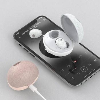 TWS Bluetooth T2V Bluetooth 5.0 Austiņas Lādēšanas Box Bezvadu Austiņas HiFi Stereo Ūdensizturīgs auss Earbuds HD Zvanu ar mic