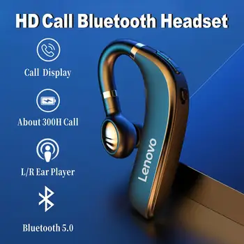 Lenovo HX106 Bluetooth 5.0 austiņas Brīvroku Austiņas, Bezvadu Austiņas Austiņu pie Auss liekamā daļa Ar HD Mikrofons iPhone xiaomi#