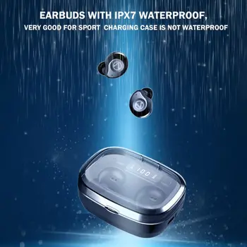 TWS-X10 Plus Bezvadu Bluetooth Austiņas TWS Bluetooth 5.0 Ciparu Displejs Uzlādēšanas Dziļi Ūdensizturīgs Mobilo Tālruni