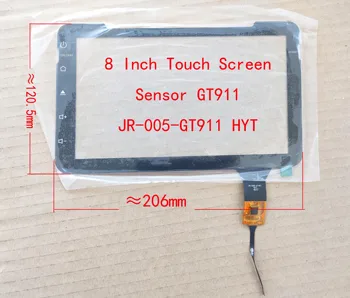 8 Collu Capacitive Touch Screen Sensoru Digitizer Roku Rakstnieks Par Cary Radio Carplay JR-005-GT911 HYT 6pin