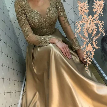Vakara Balli Celebrity Kleitas 2020. Gadam Sieviete Puse Nakts Gara Kleita Elegants Plus Lieluma Arābu Zelta Formālu Kleita