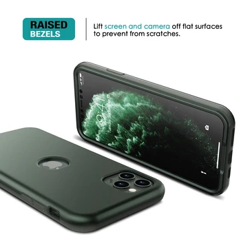 IPhone 11 pro Max Gadījumā ar iebūvēto Ekrāna Aizsargs 360 Pilnu Ķermeņa Aizsardzību Pārsegs, Buferi Triecienizturīgs, Gadījumā, 11 pro Max