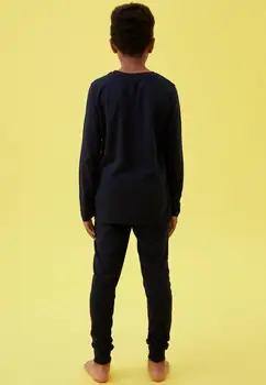 DeFacto Rudens Zēns Homewear Zēni Cep Pidžamas Pidžamas Komplekts Sleepwear Mājās-uzvalks Ērti Jaunajā Sezonā-S0441A620AU