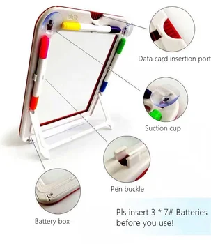 LED Rakstiski Tabletes Grafikas Valdes 3D Rokraksta Kluči, Krāsošana Mini Memo rasējamais Dēlis