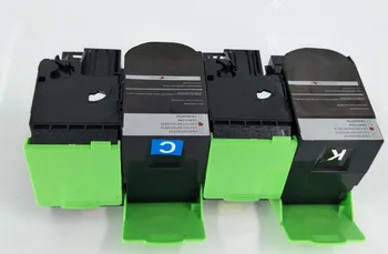 4pc jauns kopētājs, Krāsu tonera kasetnes ir Savietojams LEXMARK CS720/CS725/CX7250 printera kasetnes CS720 7K lapu raža kcmy
