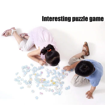 MOMEMO Senās Kartes 1000 Gabalus, Koka Puzzle 2mm Biezu Jigsaw Puzzles Pieaugušo Montāža 1000 Gabalus Jigsaw Puzzle Rotaļlietas