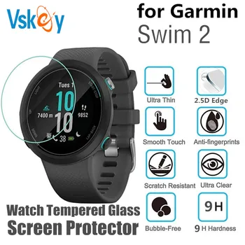 10PCS Rūdīta Stikla Garmin Swim 2 Ekrāna Aizsargs, Apaļas Sporta Smartwatch D35mm Aizsardzības Plēves