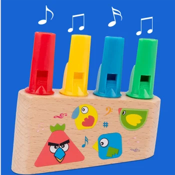 Montessori rotaļlietas, bērnu agrīnās izglītības jigsaw koka Mūzikas Instrumenti rotaļlietas ģimenei, rotaļlietas, bērnu dāvanas