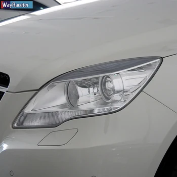 Auto Lukturu aizsargplēvi Pārredzamu Kūpinātas Black TPU Ielīmi, Mercedes Benz R Klase W251 2010-2017 R350 Piederumi