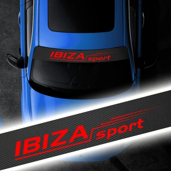 135cm x 20cm Auto stiklu Decal Uzlīmes Priekšējā Vējstikla Saulessargs Atstarojošs Apdarei Seat Ibiza Leon cupra Auto accesorios