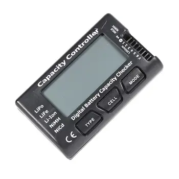 RC CellMeter-7 2.1 collu Ciparu Akumulatora Kapacitāte Pārbaudītājs Praktiski Izturīgs un Pārnēsājamu Ekrānu, lai LiPo Dzīvības Li-ion