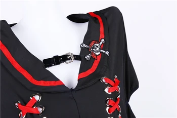 Sieviešu Pirāts, Matrozis Apakšveļas Komplekts Vienotu Tērpu Sleepwear Lomu Spēlē tērpiem, Erotiska Apakšveļa sexy kostīmi Halloween kostīmi