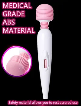 Spēcīgu Klitora Vibratori USB Papildināt Burvju Nūjiņu AV Vibrators Massager Seksuālo Wellness Erotiska Seksa Rotaļlietas Sievietēm Pieaugušo zāles