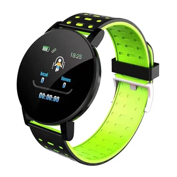 119 Plus Smart Skatīties Asins Spiediens Kārtu Bluetooth sirdsdarbība Ūdensizturīgs Sports Tracker Ar Modinātāju Android, IOS