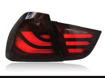 Auto Stils BMW E90 aizmugurējos lukturus, 2009. - 2012. gadam attiecībā uz 3. Sērijas aizmugures lampas 4PS led dienas gaitas lukturi+Pagrieziena Signāla+Bremzi+Reverse LED gaismas