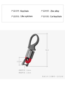 Ar Logotipa Taustiņu un Gredzenu Car Styling Ādas un Metāla Auto Emblēma, Atslēgu, Gredzenu Keychain, ko izmanto par Hyundai kona 2018 2019 ev Auto