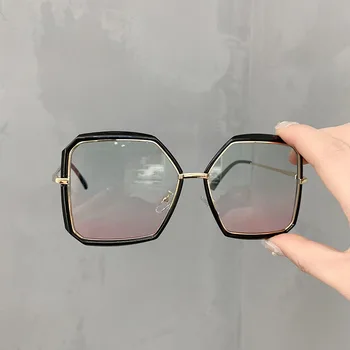 VWKTUUN Tauriņš Saulesbrilles Sieviešu Modes Laukumā Lielgabarīta Brilles Nelegālo Toņos UV400 Liels Vīriešu Punktiem Sporta Braukšanas Brilles