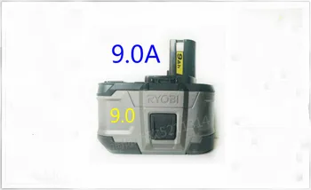 Liang Ming /RYOBI akumulators 18V, lielas ietilpības 9.0 AH akumulators. (izmantoti produkti)