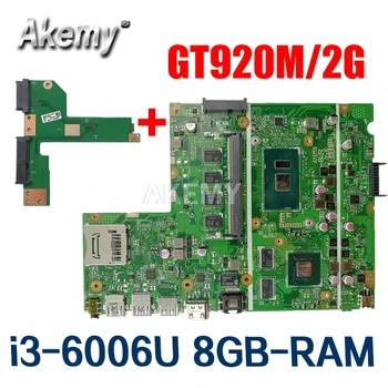 X541UVK X541UJ pamatplate (mainboard) Par Asus X541UVK X541UJ X541UV X541U F541U klēpjdators mātesplatē W/ 8.G RAM/I3-6006U GT920M/V2G