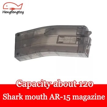 Haizivs mute AR-15 īpašais kasetne M4 bērnu ūdens bumba ieroci Bungas magazine klipa montāžas komplekta daļas II07