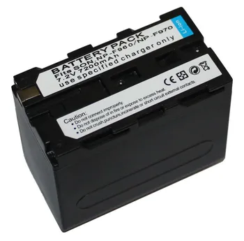 7200mAh NP-F970 Akumulators NP F970 F960 NP-F960 NP-F950 +Lādētājs fit CCD-RV1 DCR-VX2100 HDR-FX1 HVR-Z1U LED Flash, video light