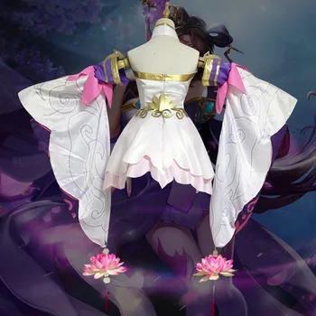 Spēle New cosplay Diao Chan Salds Pils Luksusa Lotus Meitenes Cos Kleitas, Drēbes, Ģērbšanās Pilns Uzvalks Komplekti, Spēles, Kostīmu Accessoreis