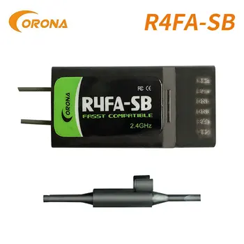 Corona R4FA-SB 2.4 g futaba fasst uztvērējs saderīgs Futaba 8FG 10CG T16SG