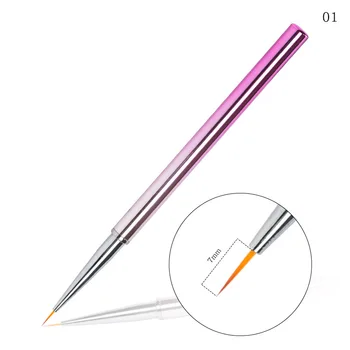 3pcs/Set Krāsains slīpums pull pildspalvu krāsots fototerapijas āķis ziedu pildspalvu Zīmēšanas Suku Akrila Nagu Mākslas Detalizētas plānošanas Rīks