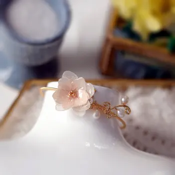 SINZRY karstā roku darbs pavasarī rotaslietas dabas pērle konservēti ziedu elegantu šarmu aproces aproces unikāls tautas pērļu rotaslietas