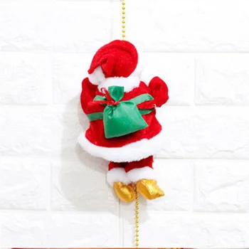 Ziemassvētku Un Santa Claus Elektriskā Kāpt Kāpnes Piekārtiem Rotājumi Eglīšu Rotājumi Smieklīgi Bērniem Dāvanas Partijas Apdare