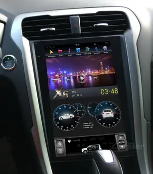 Tesla Stila Vertikāla Ekrāna Android 9.0 Auto DVD GPS Navigācijas Stereo Audio Atskaņotājs Ford Mondeo Kodolsintēzes MK5 2013-2019