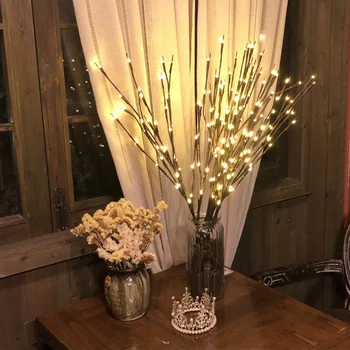 Koku Zaru LED Ziemassvētku String Pasaku Gaismas Akumulatoru Istabas Interjeru Guļamistabā Creative Nakts Lampas jaungada Puse Dekoratīvās Gaismas