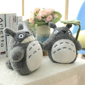 30-70cm Cute Anime Girl Bērnu Rotaļlietu Totoro Lelle, Liela Izmēra Mīksts Spilvens Totoro Plīša Rotaļlietas Lelle, Bērnu Dzimšanas dienas Dāvanu Karikatūra Mājas