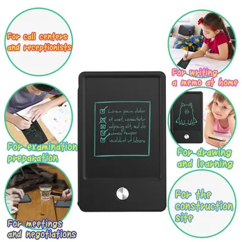 NeWYeS 4.5 Collu LCD Zīmēšanas Tablete Digitālās Grafikas Rokraksta Valdes mākslas Glezniecības Rakstot Touch Pad Ar Irbuli Bērniem Dāvanu