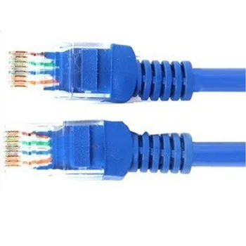 1m/2m/3M/5m/40m100M RJ45 Ethernet Kabeļi 8Pin Pieslēgvieta Ethernet Tīkla Kabelis Vadu Vadu Līnijas Zilā LAN Rj 45