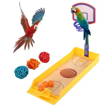 Papagailis Basketbola Rotaļlietu Komplekts Pet Putnu Izglītības Mācību Rotaļlietas, Spēles Desktop Spēlēt Putnu Rotaļlietas Piederumi Piederumi Plastmasas