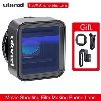 Ulanzi Universālā Anamorphic Objektīvs iPhone 12 Pro Max 11 X 1.33 X platekrāna Platekrāna Video Slr Filmu Režisors Videomaker