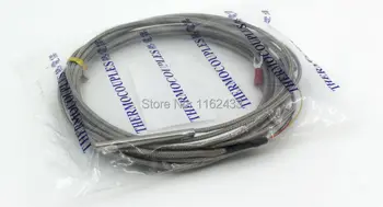 FTARP02 PT100 tipa 5m kabeli polijas stienis zondes galvu RTD temperatūras sensors