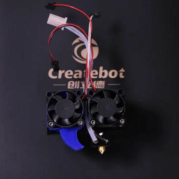MK10 Createbot 3D Printeri Presēt 0,4 mmNozzle 1,75 mm pa Kreisi/pa Labi hotend Pilns Komplekts ar mehānisko,siltuma komplekts & ventilators 3D Printera daļas