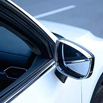 Priekš Mazda CX5 CX-5 2017 2018 2019 2020 Sānu Atpakaļskata Spogulis, Pārsegs Sejsegu Lietus Aizsargs Vāciņš Melns Rāmis Auto Piederumi