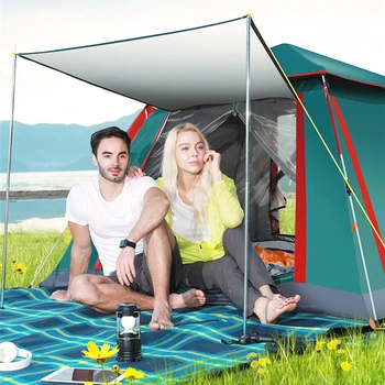 4-6 personas Auto mest telti, āra automātiskās teltis met pop up ūdensizturīgs tūrisma pārgājienu telts ūdensizturīgs lielas ģimenes teltis