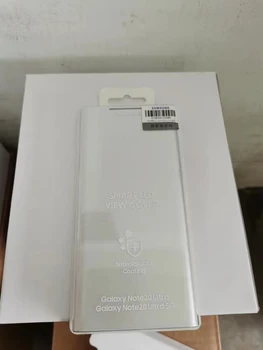 Oriģināls Samsung Galaxy Note20 Ultra 5G LED Maka Segtu EF-NN985PSEGUS Atvāžamais LED Smart Miega Gadījumā Aizsardzības Gadījumā
