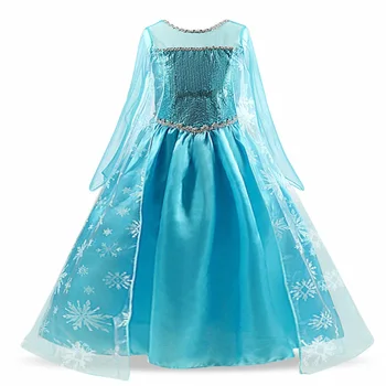 Fancy Meitenes Princese, Karaliene Cosplay Kostīms Bērniem Meitene Lomu-spēlēt Saģērbt Halloween Karnevāla Puse fantasia roupa infantil