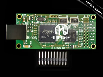 HiFi USB dekoderi kartes Amanero Combo384 USB ar Koaksiālo RCA izeja USB pastiprinātājs APK Digitālā saskarne