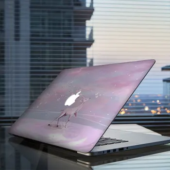 Rozā sapņains elk Vinila Decal Uzlīmes Uz DIY MacBook Air, Pro Retina 11 13 15 collu Decal Mac Klēpjdatoru Pilnībā Segtu Ādas kategorijas Uzlīme