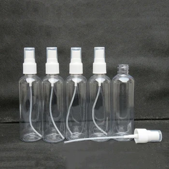 50GAB 100 Ml, caurspīdīgas Plastmasas Smaržas Pulverizators Mazo MIni Tukšu Aerosola Uzpildāmas Pudeles Ceļojumu Pudeles Komplekts