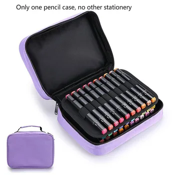 Marķieri pildspalvas soma skiču uzglabāšanas maiss 40 caurums krāsošana soma marķieri, pildspalvas glabāšanas soma pen soma